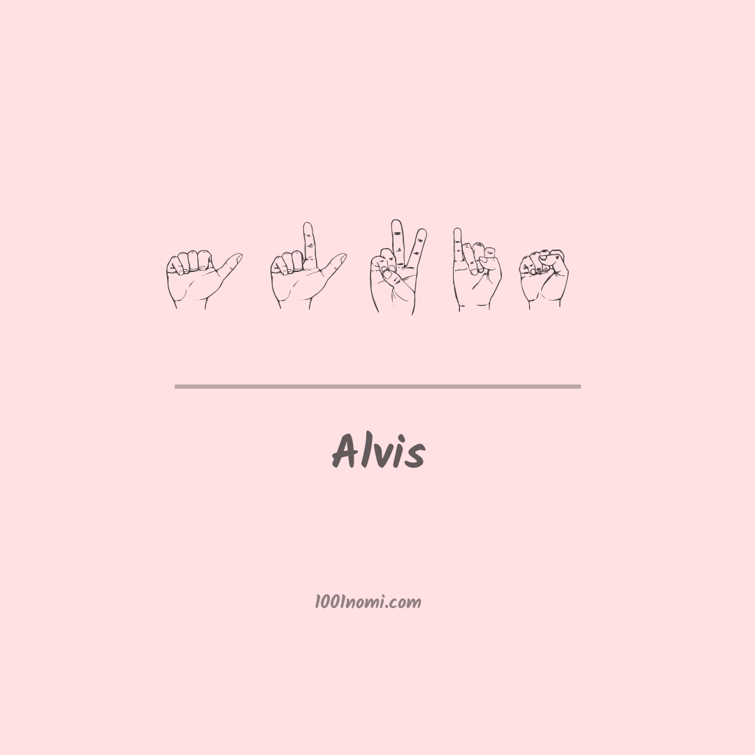 Alvis nella lingua dei segni