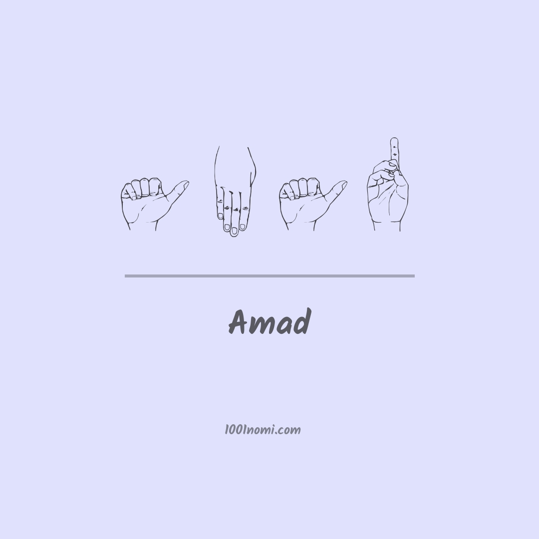 Amad nella lingua dei segni