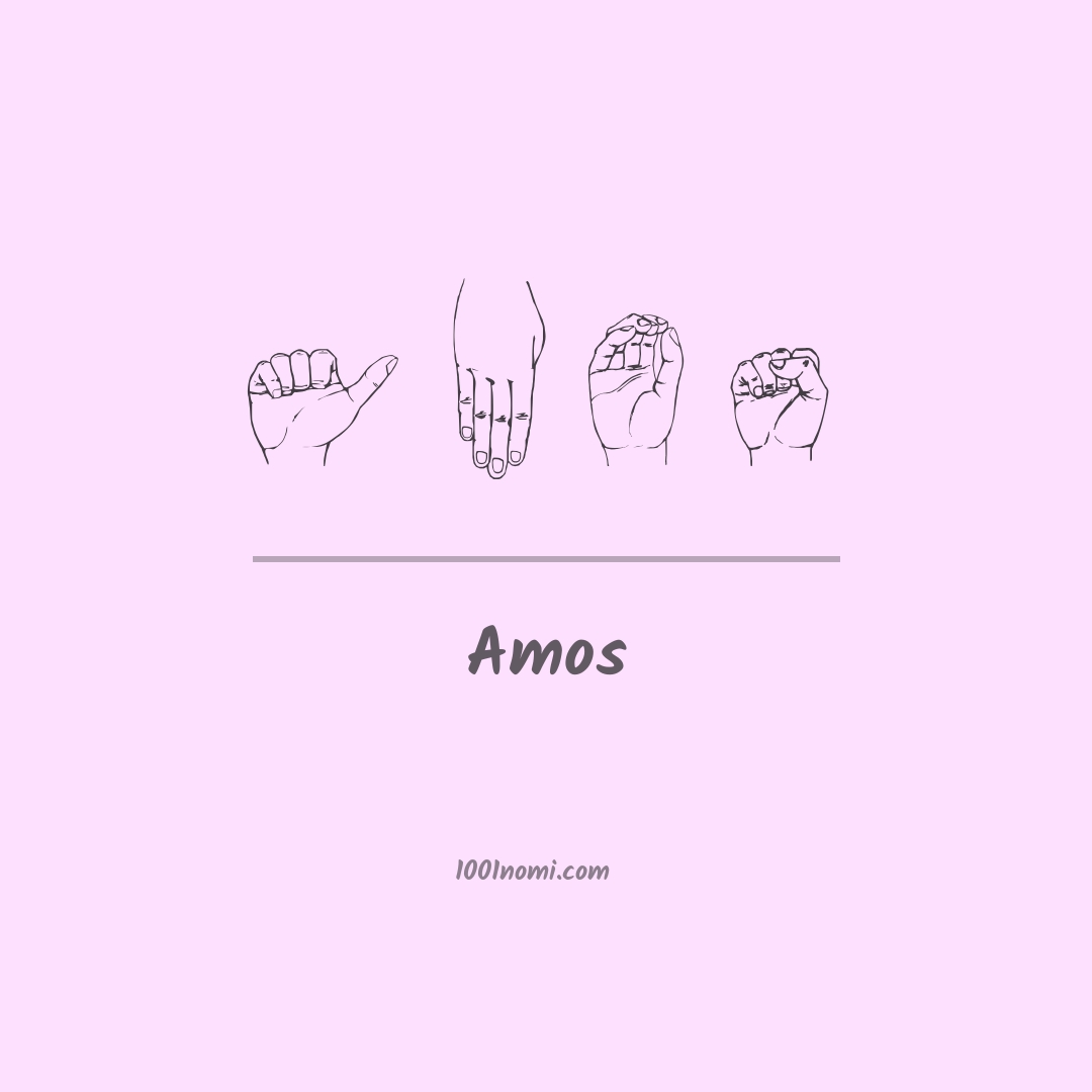 Amos nella lingua dei segni