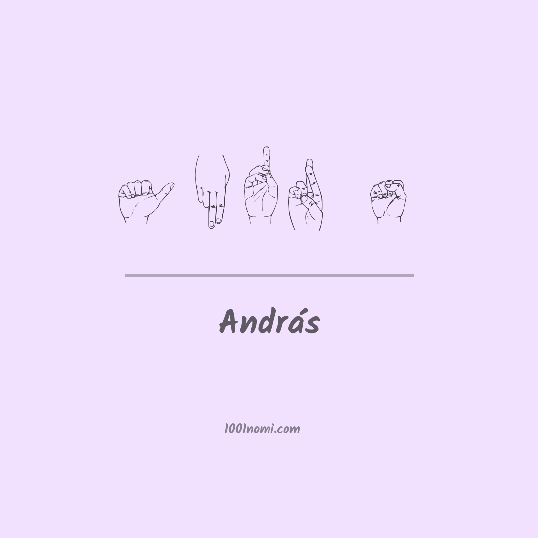 András nella lingua dei segni