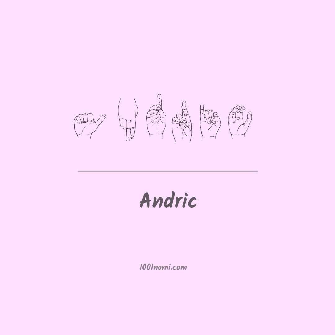 Andric nella lingua dei segni