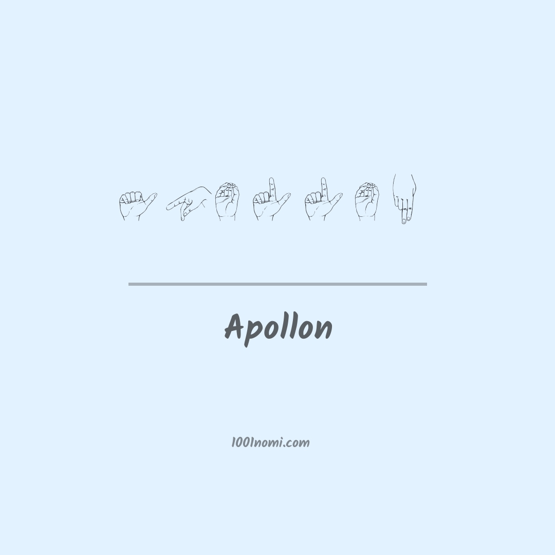 Apollon nella lingua dei segni