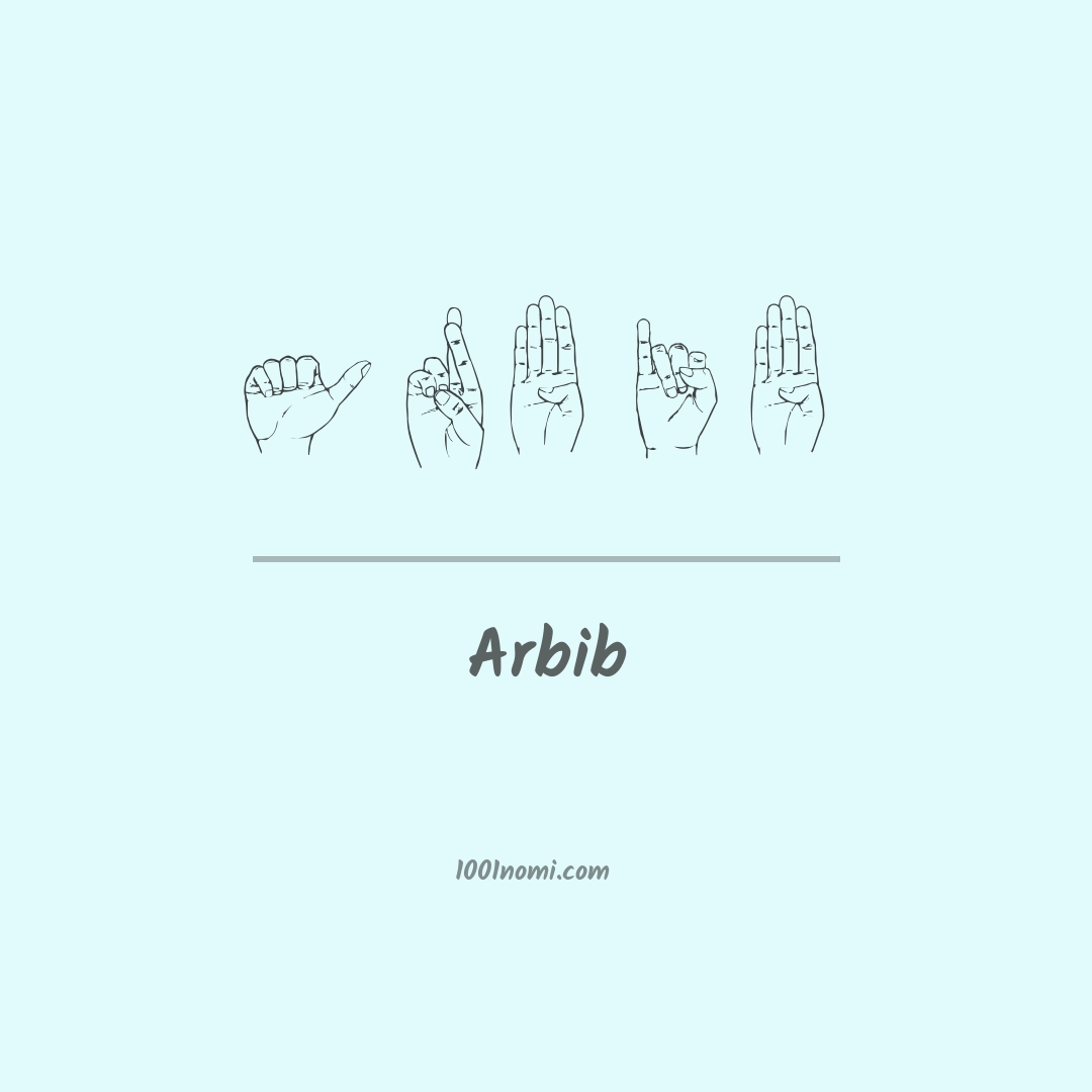 Arbib nella lingua dei segni