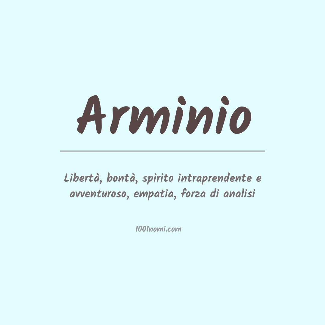Significato del nome Arminio