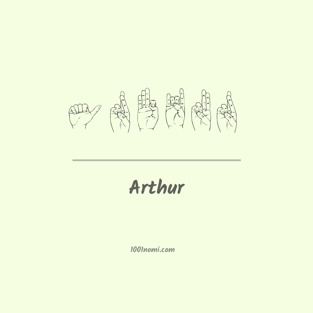 Arthur nella lingua dei segni