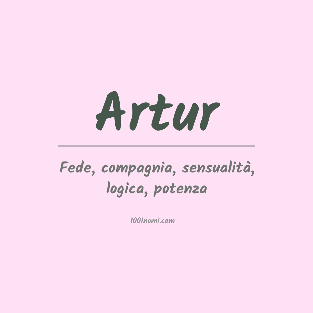 Significato del nome Artur