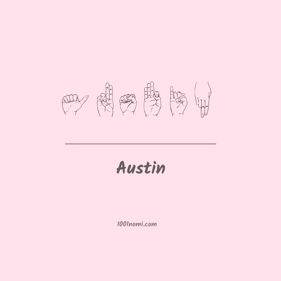 Austin nella lingua dei segni