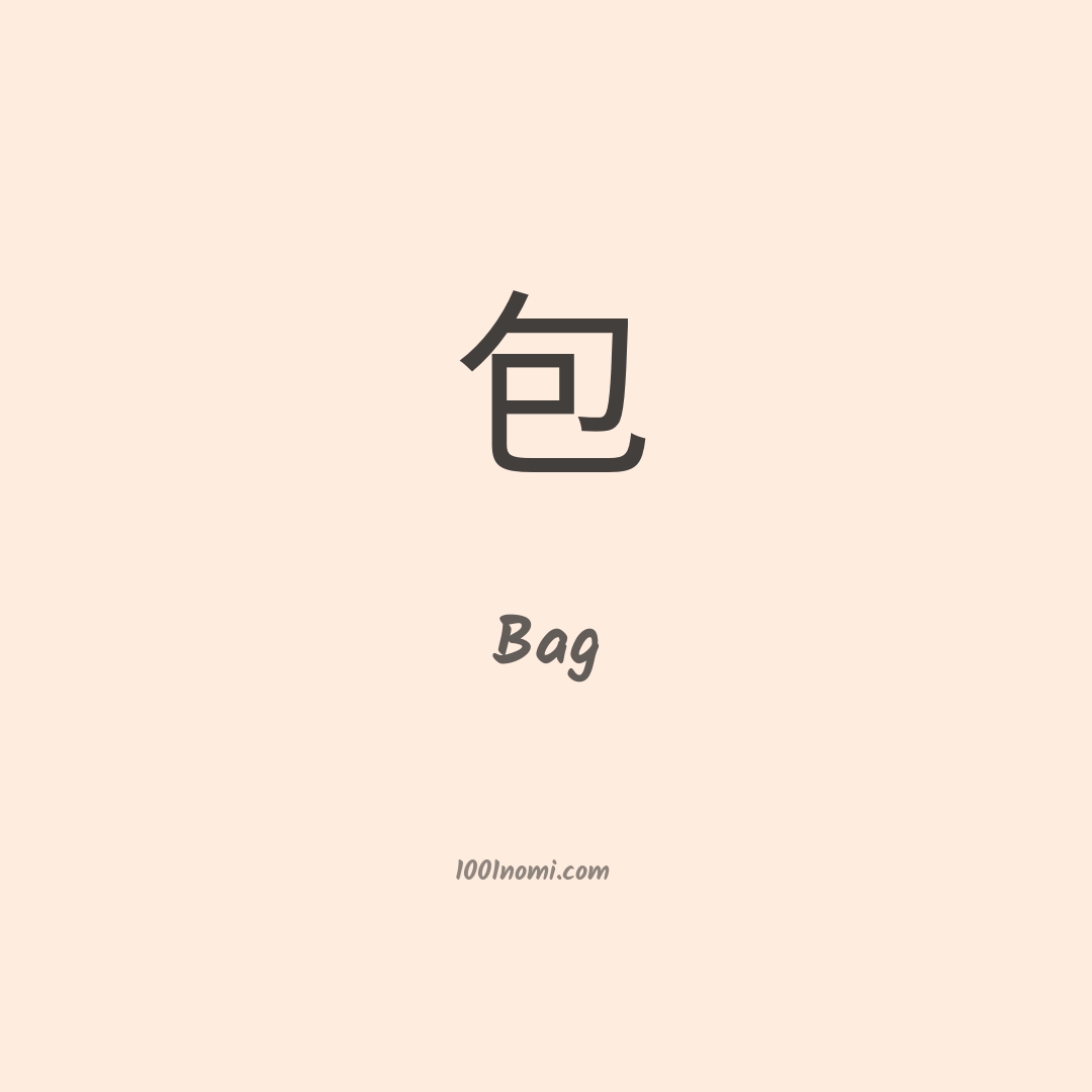 Bag in cinese