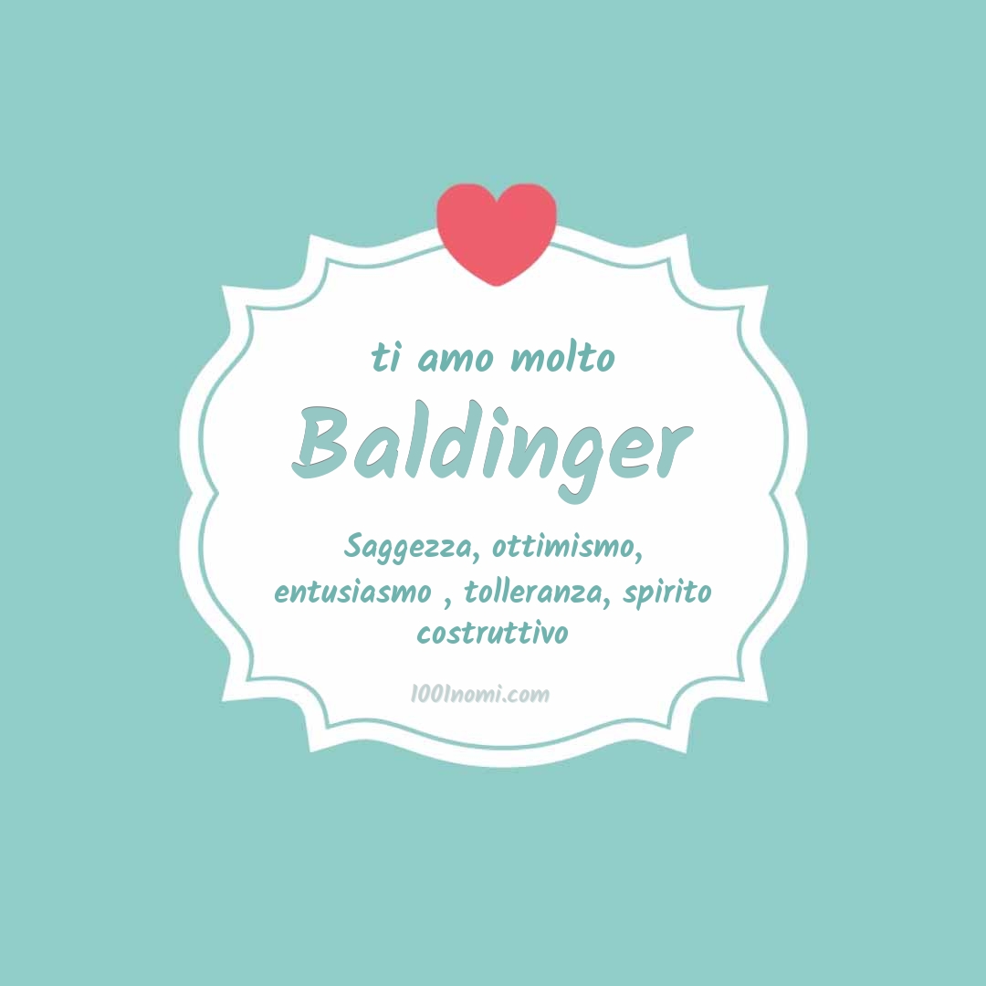 ti amo molto Baldinger Ti amo molto Baldinger