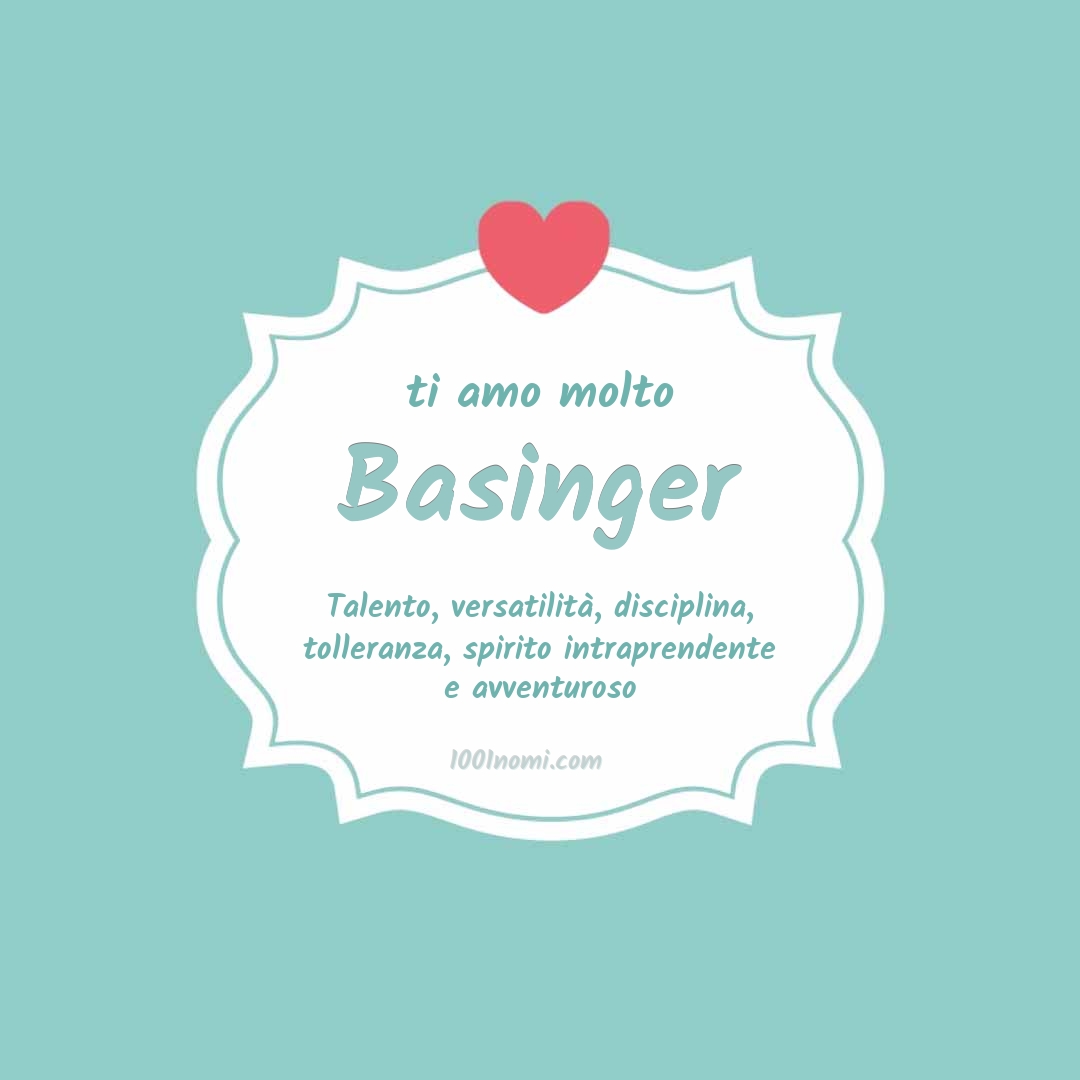 Ti amo molto Basinger