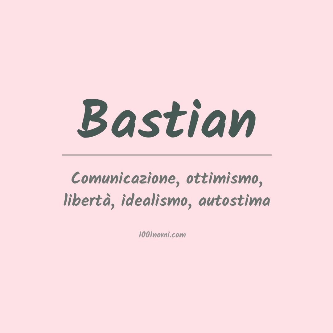 Significato del nome Bastian