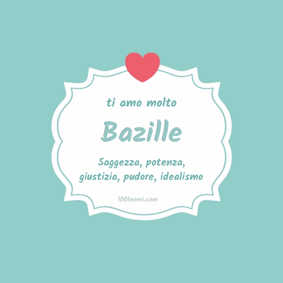 ti amo molto Bazille Ti amo molto Bazille