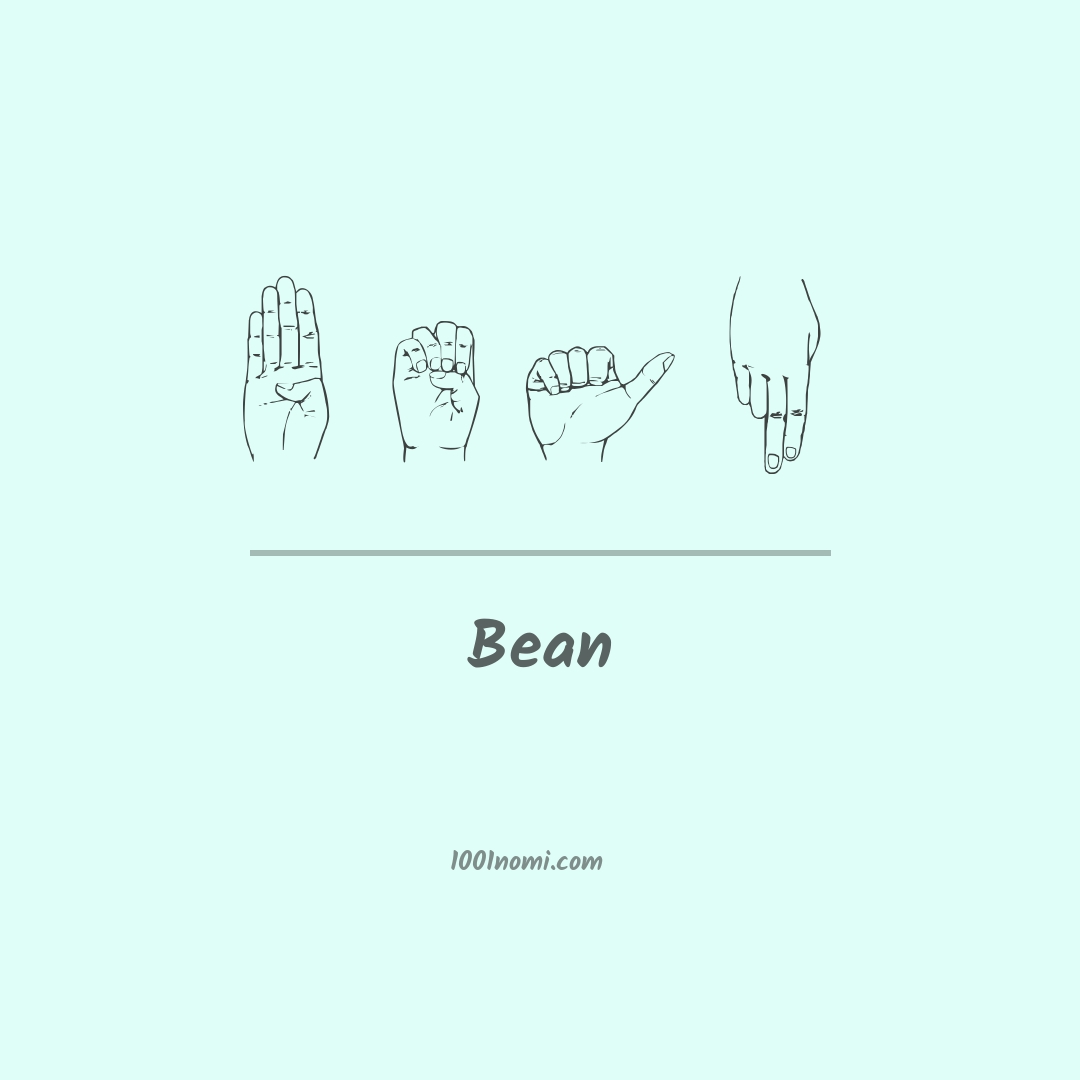 Bean nella lingua dei segni