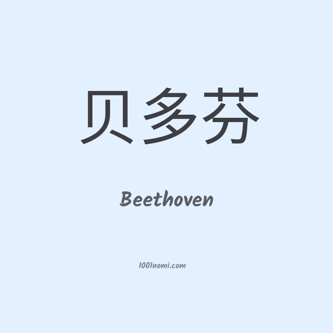 Beethoven in cinese Beethoven in cinese