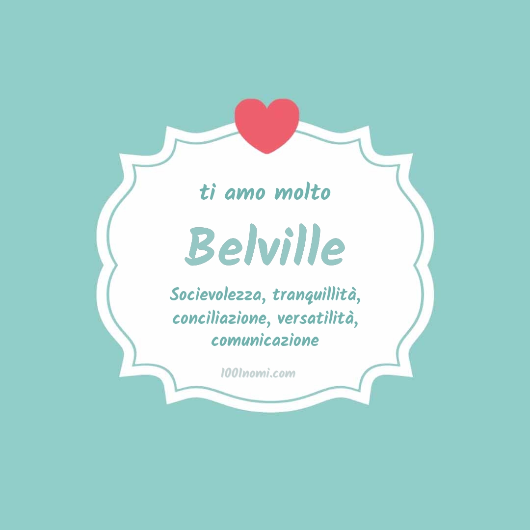 ti amo molto Belville Ti amo molto Belville