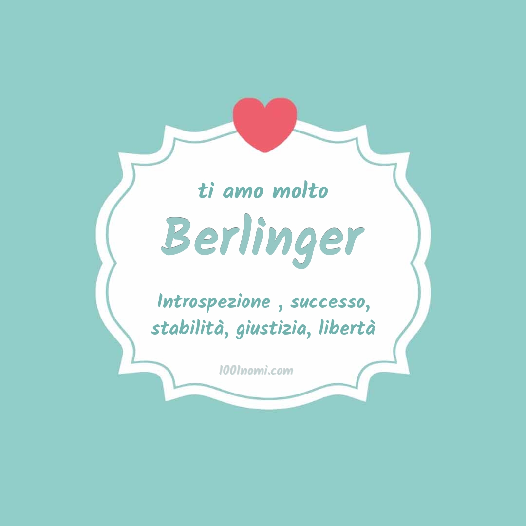 ti amo molto Berlinger Ti amo molto Berlinger