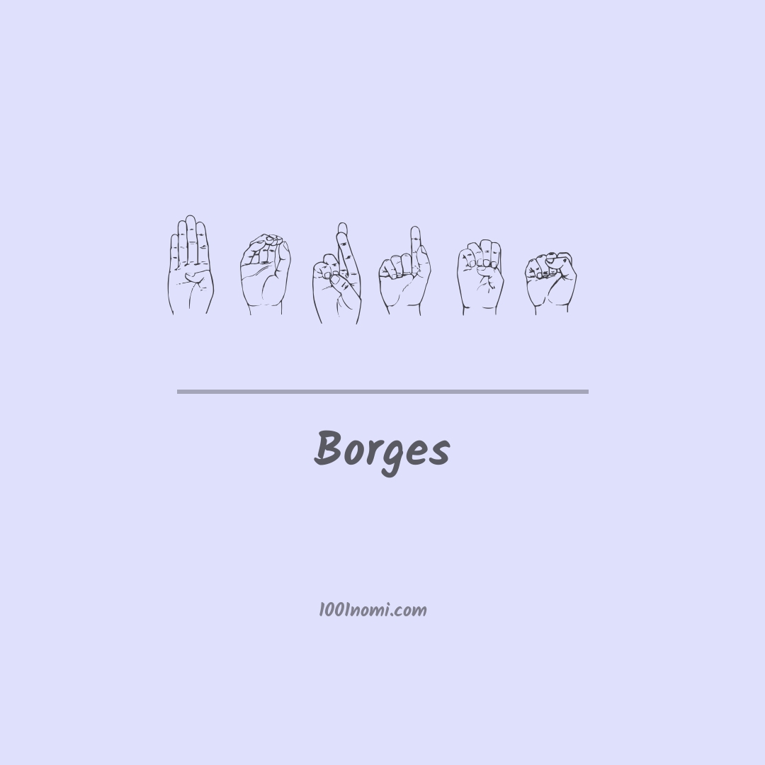 Borges nella lingua dei segni