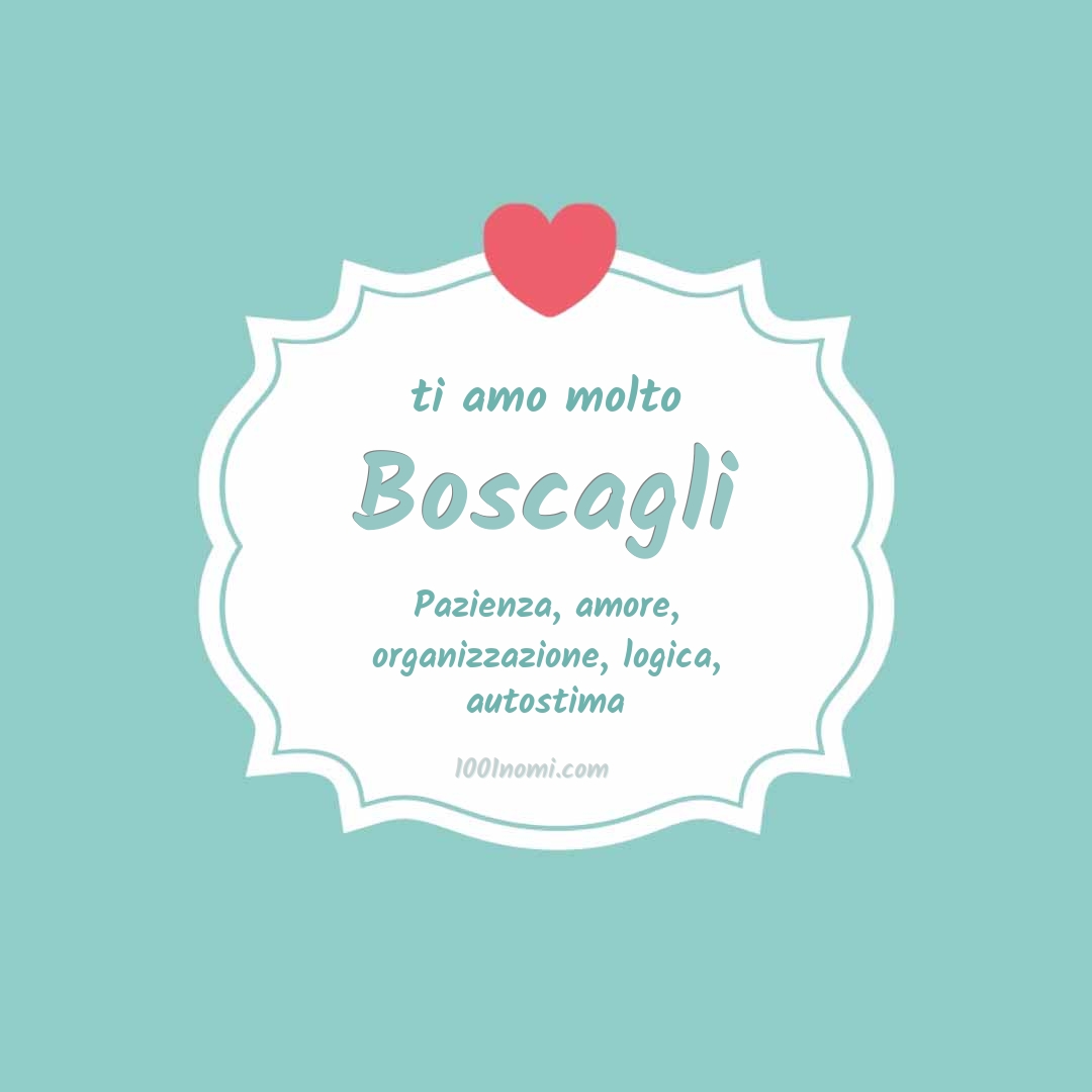 ti amo molto Boscagli Ti amo molto Boscagli