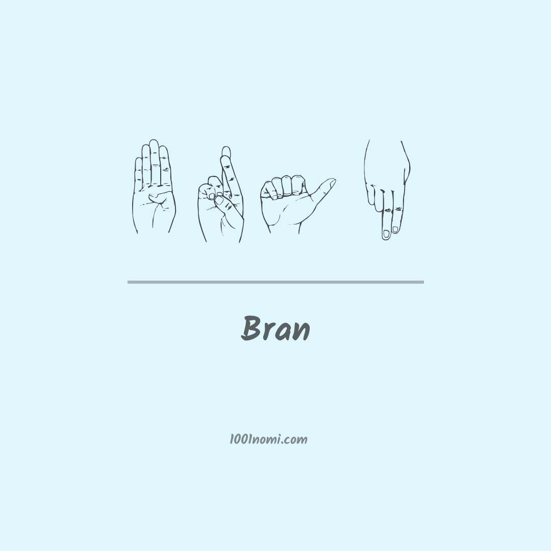 Bran nella lingua dei segni