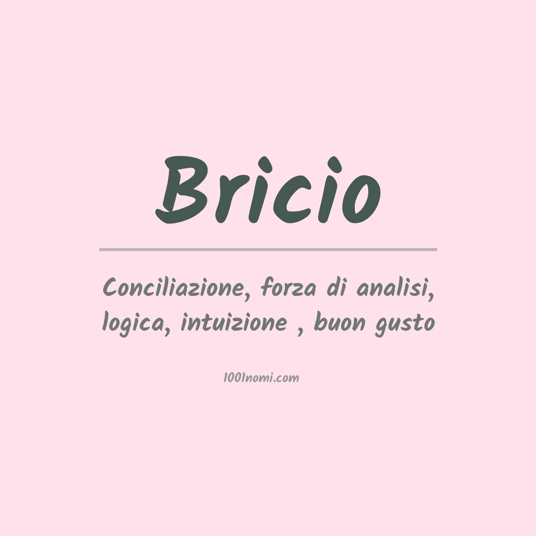 Significato del nome Bricio Significato del nome Bricio