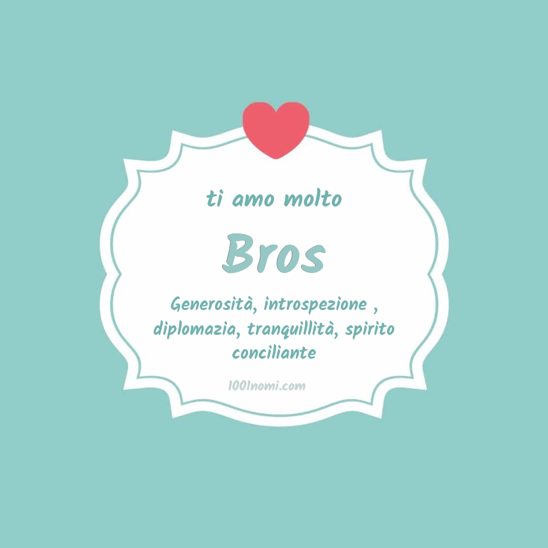 Ti amo molto Bros