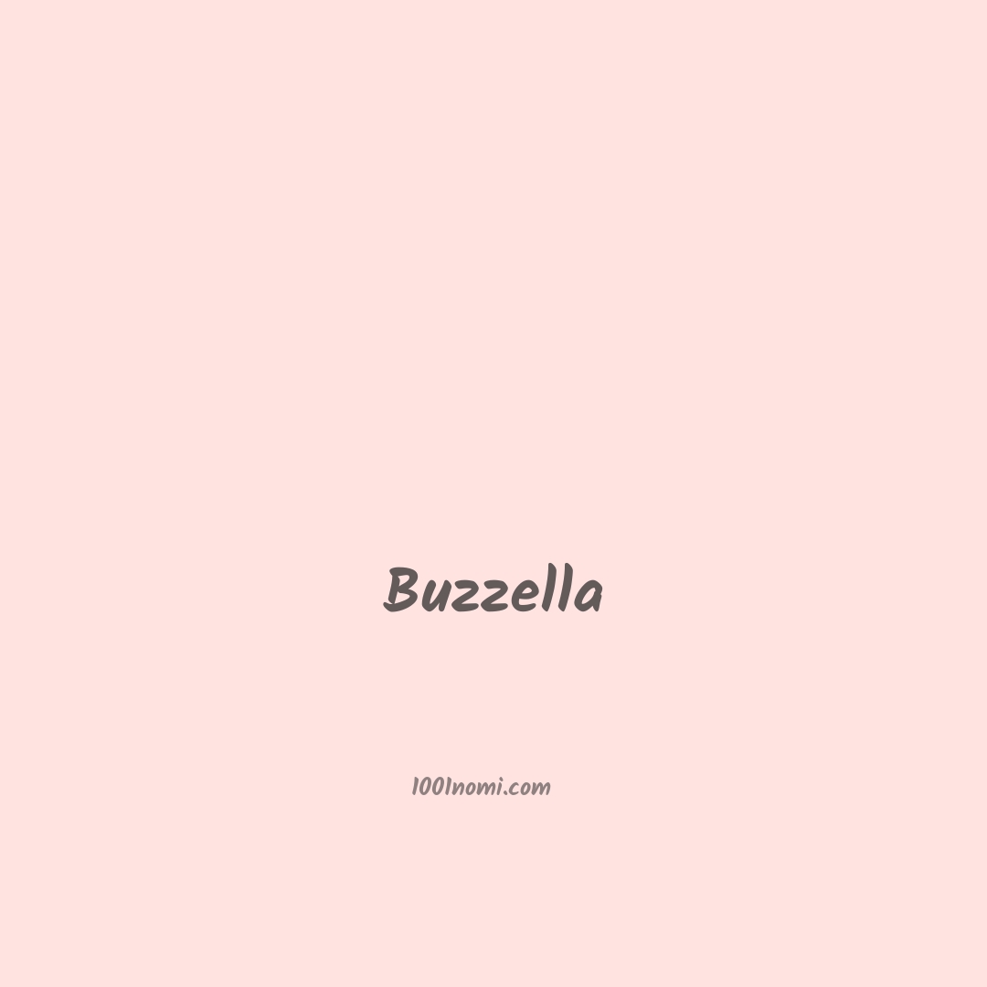Buzzella in cinese
