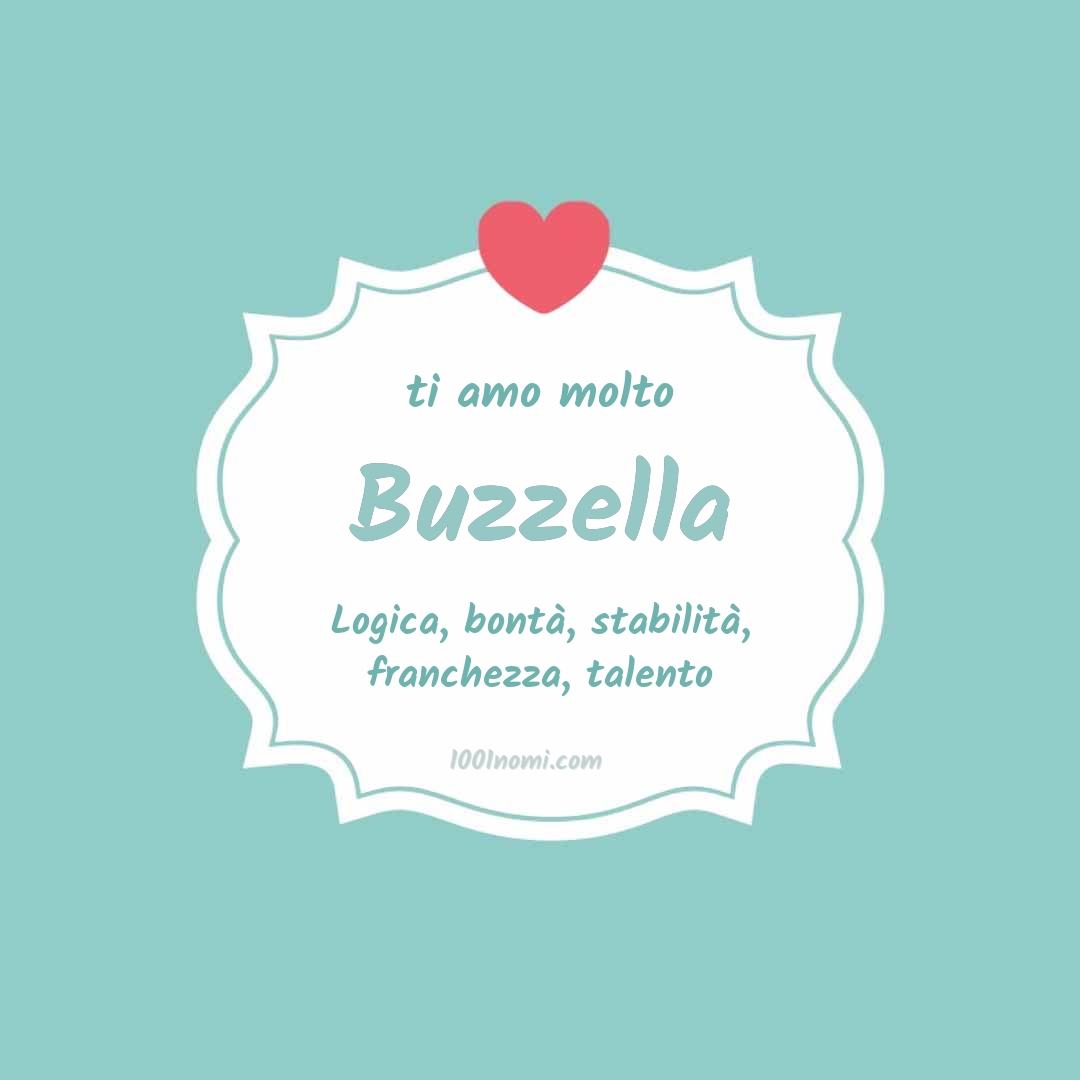 Ti amo molto Buzzella