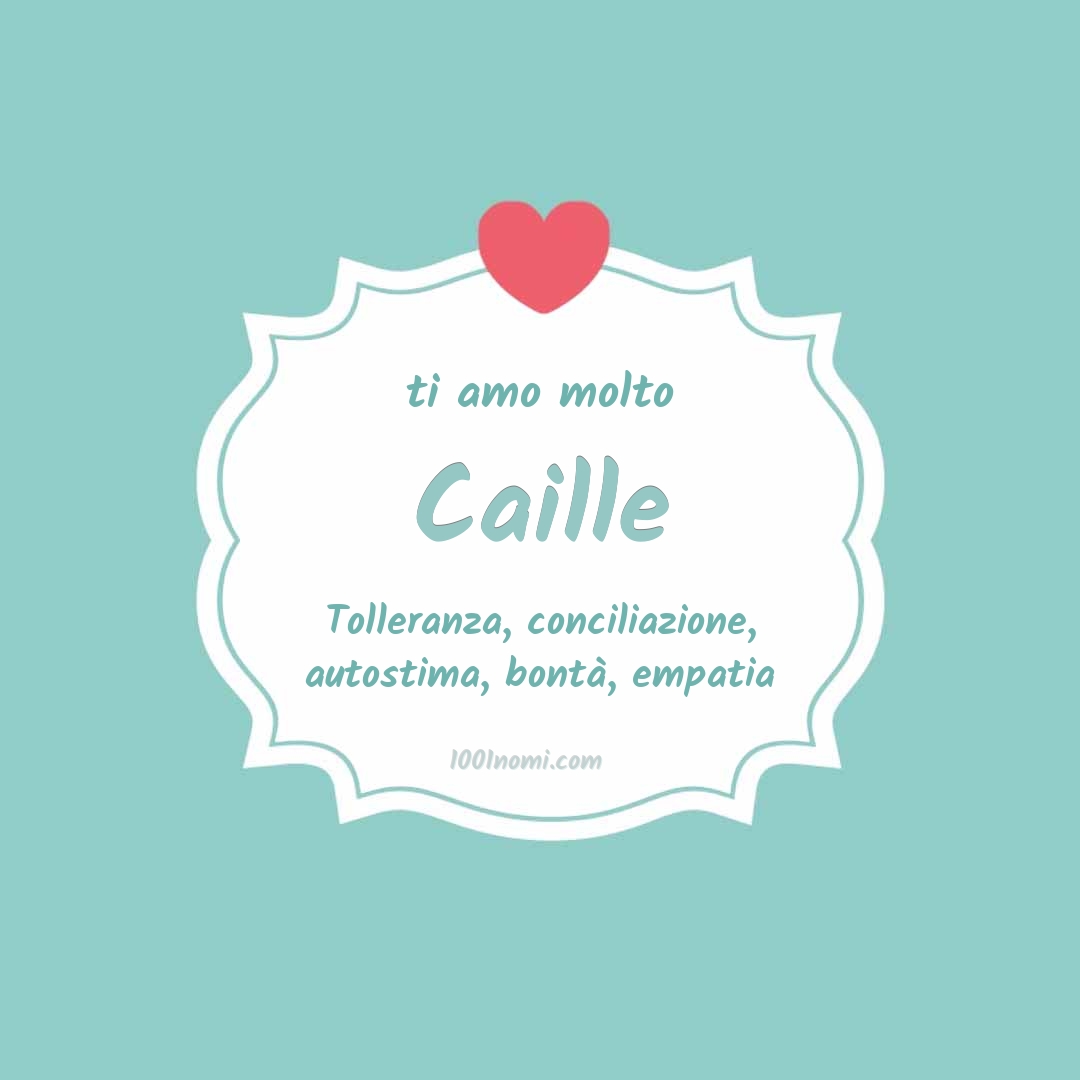 ti amo molto Caille Ti amo molto Caille