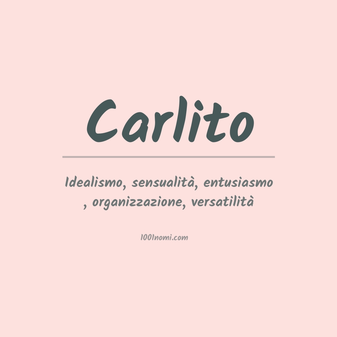 Significato del nome Carlito