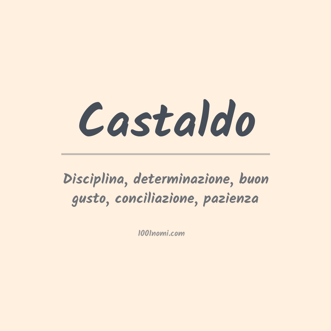 Significato del nome Castaldo