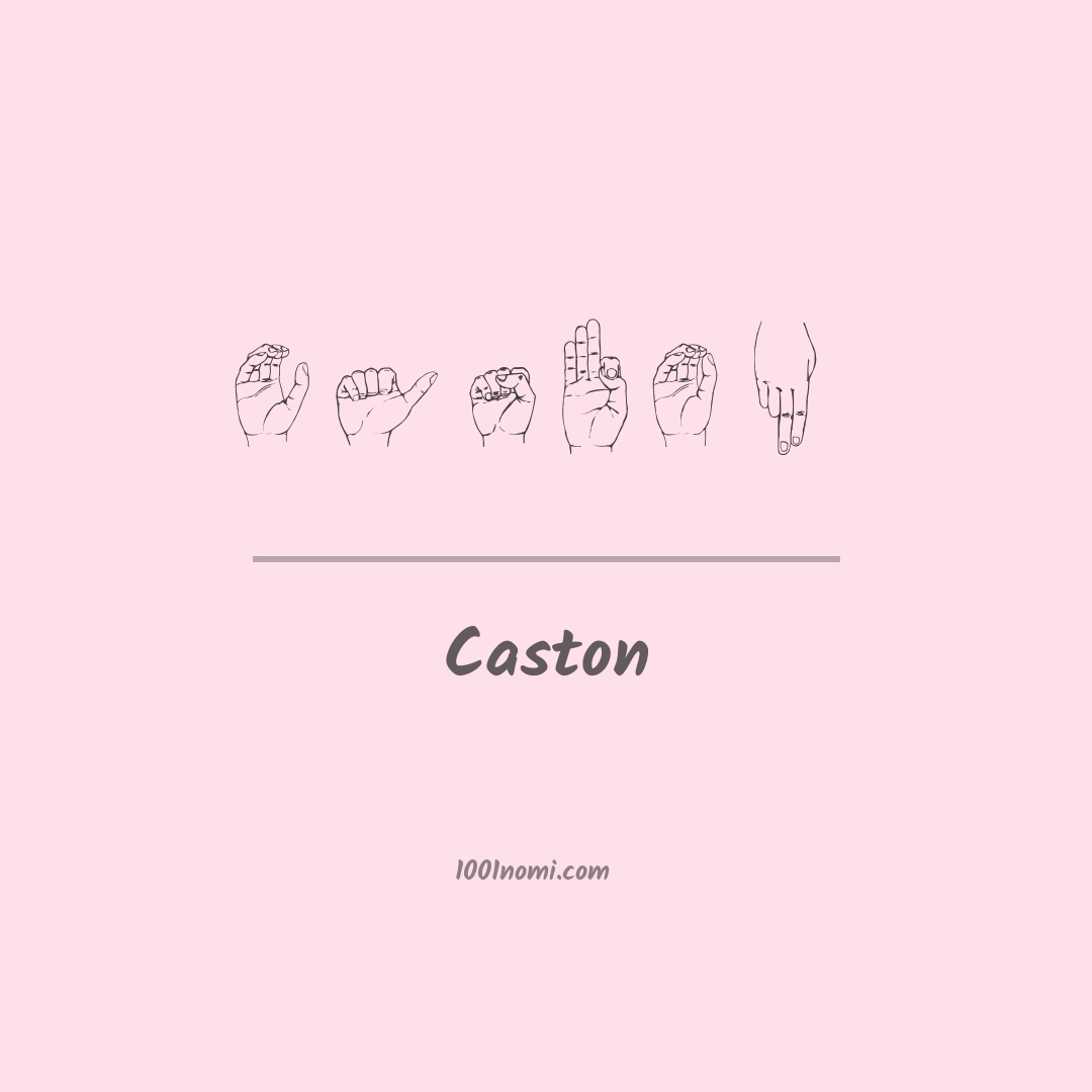 Caston nella lingua dei segni
