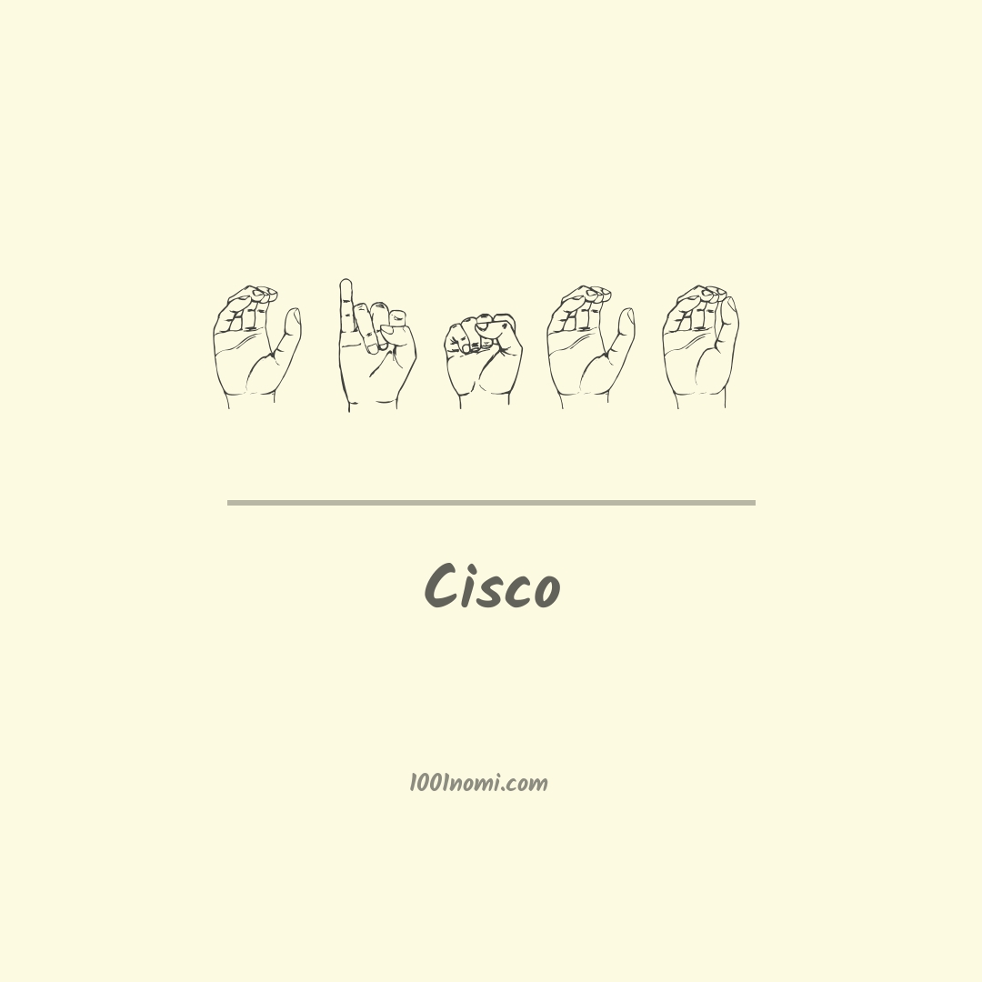 Cisco nella lingua dei segni