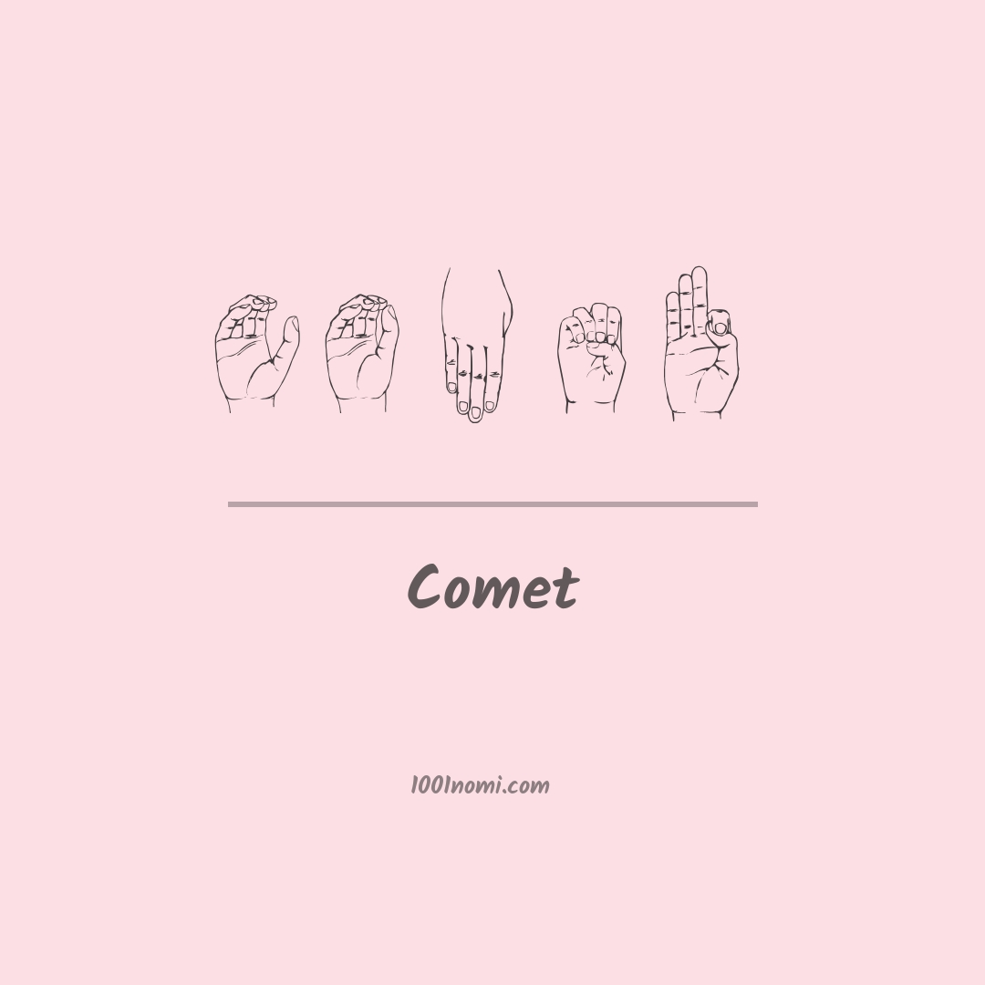 Comet nella lingua dei segni Comet nella lingua dei segni