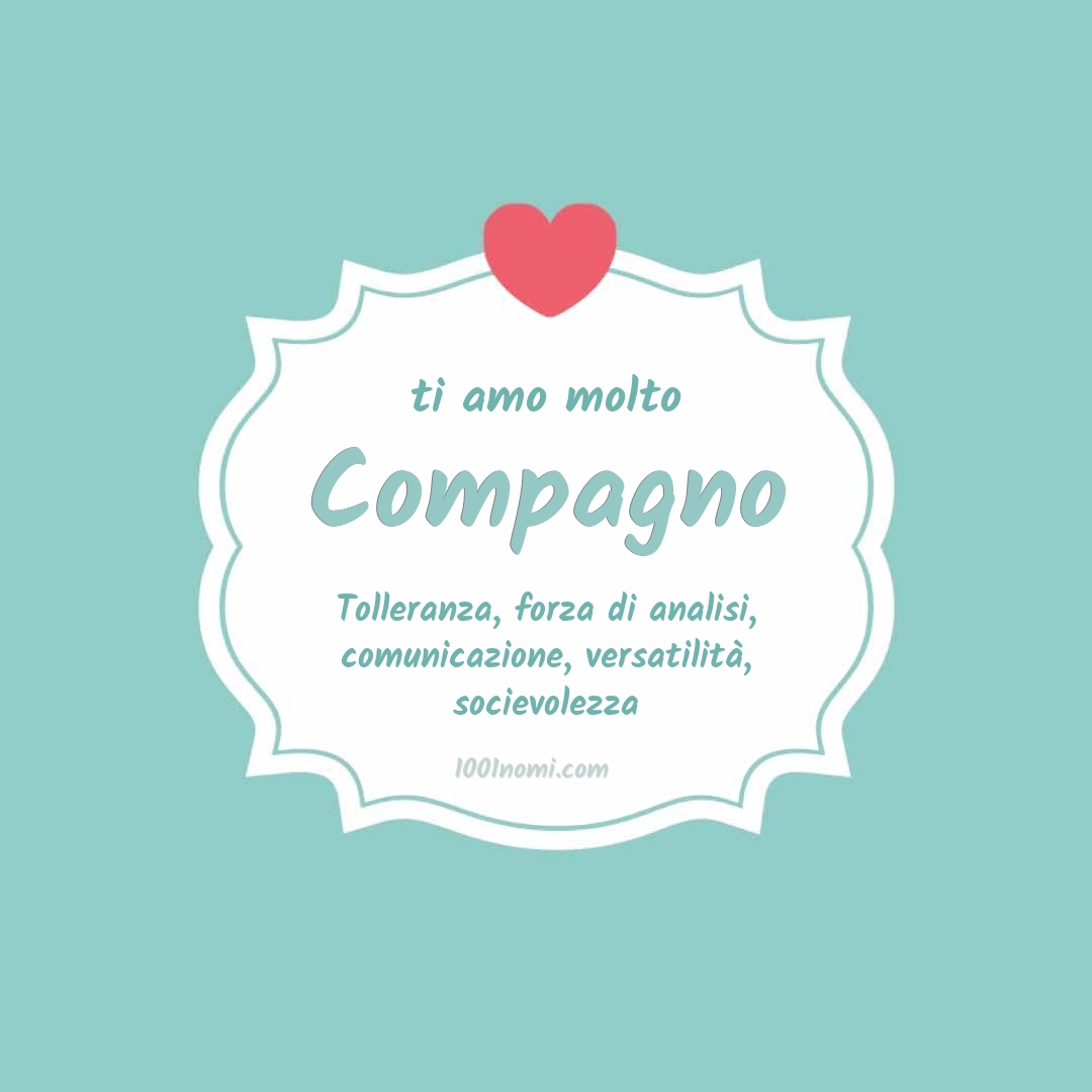 Ti amo molto Compagno