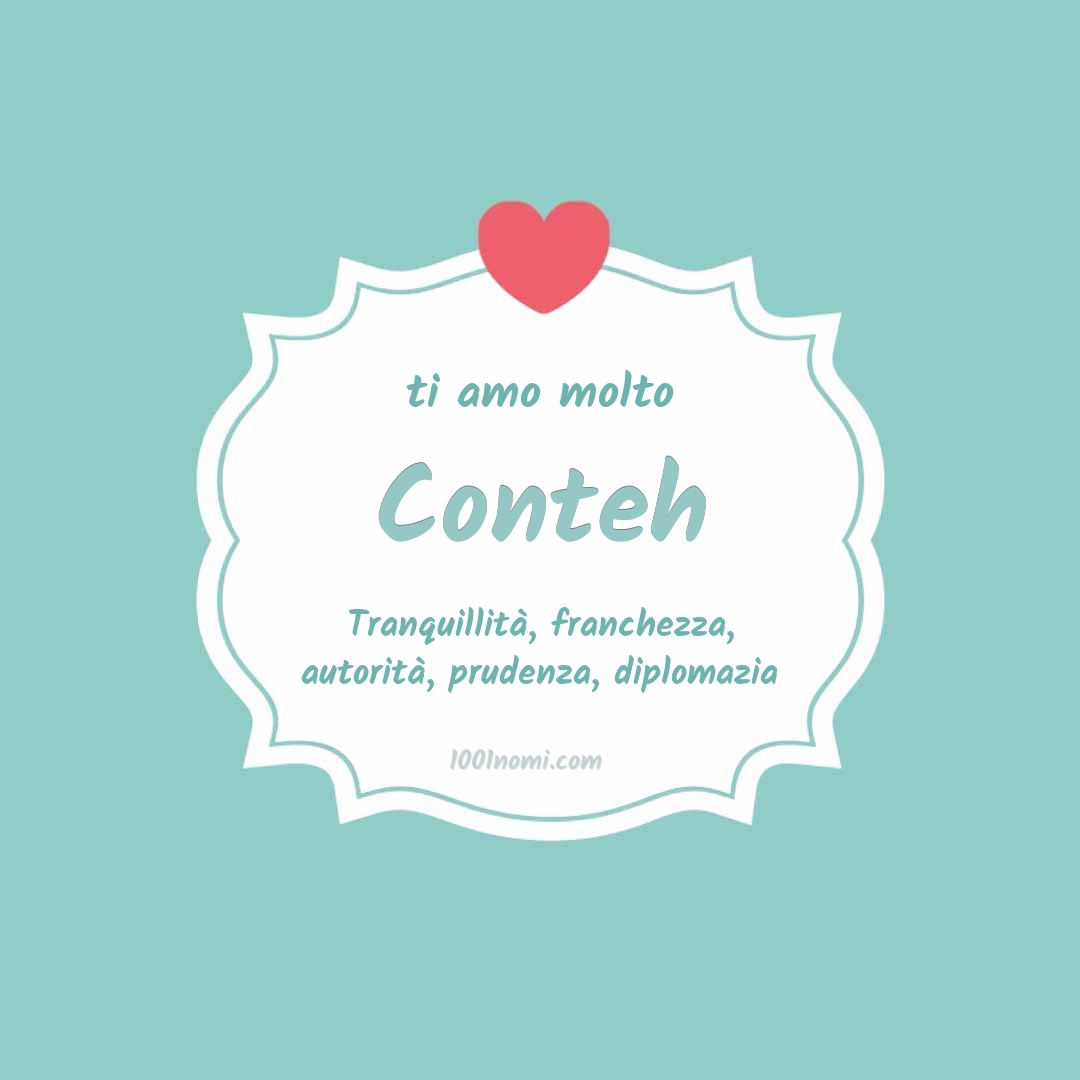 Ti amo molto Conteh