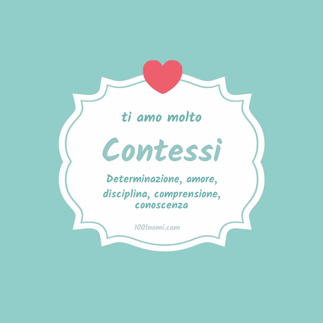 Ti amo molto Contessi