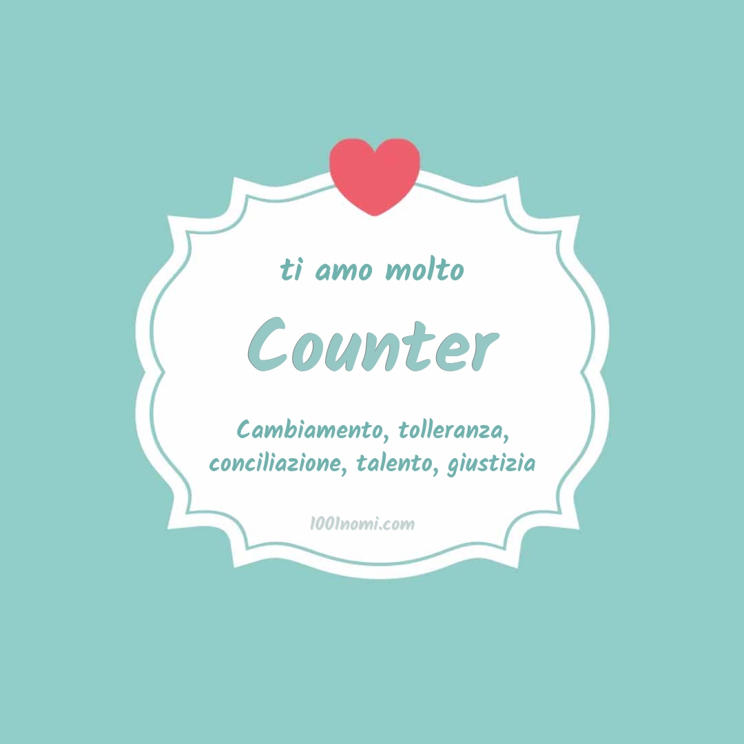 ti amo molto Counter Ti amo molto Counter