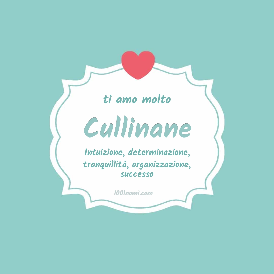 ti amo molto Cullinane Ti amo molto Cullinane