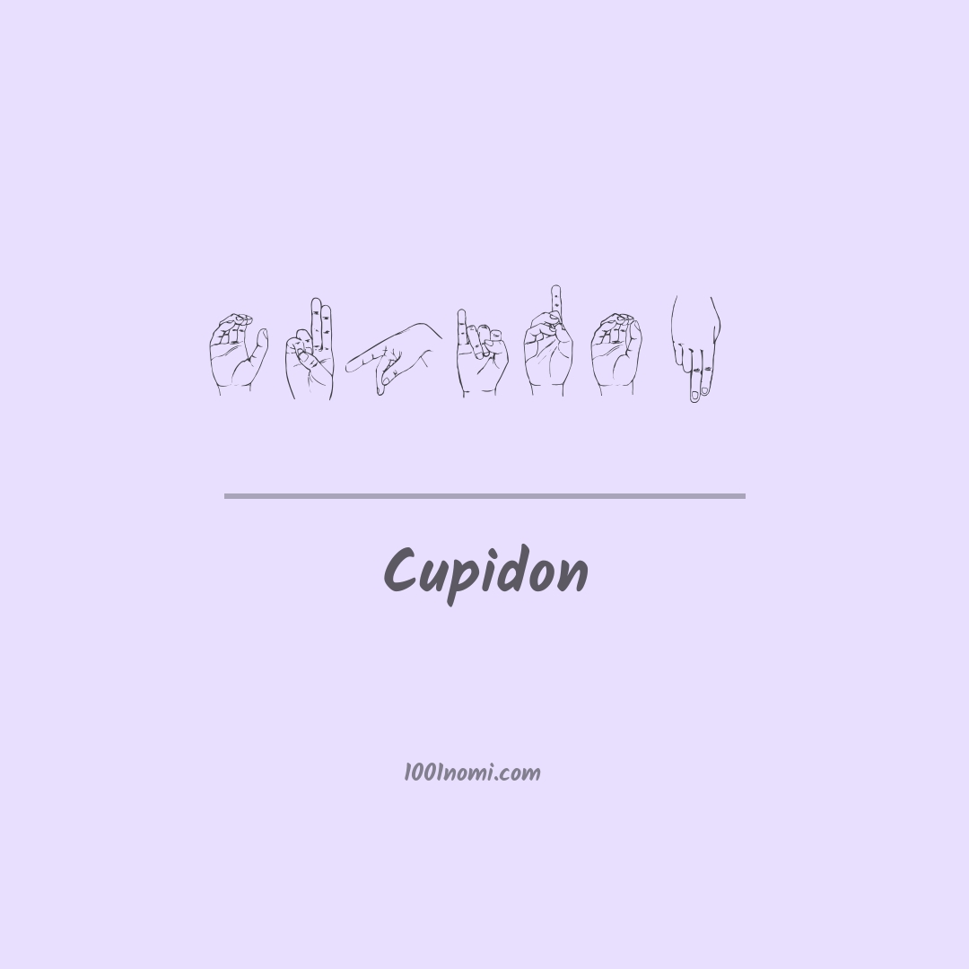 Cupidon nella lingua dei segni