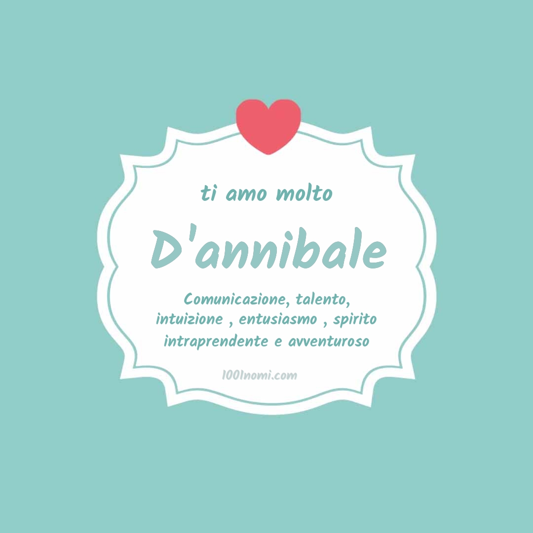 Ti amo molto D'annibale