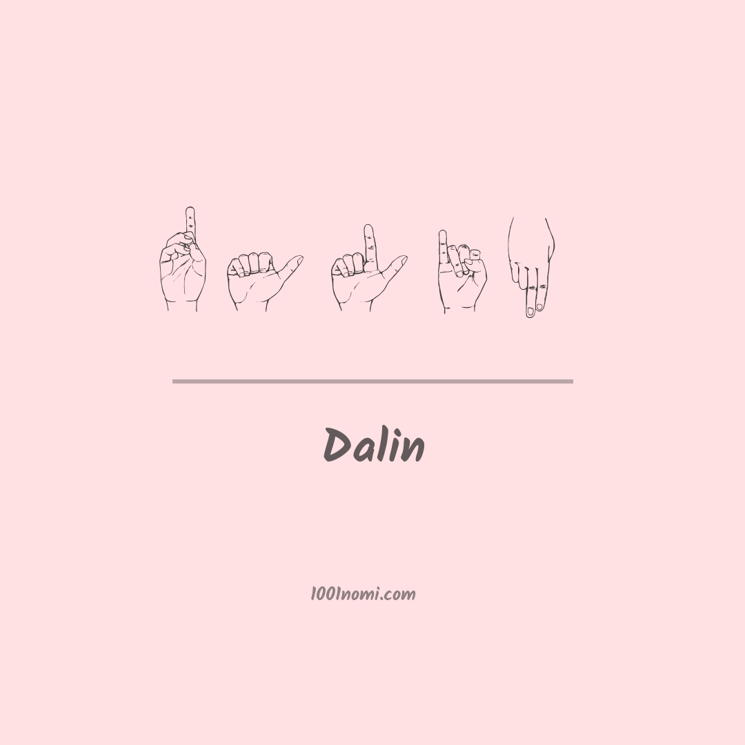 Dalin nella lingua dei segni