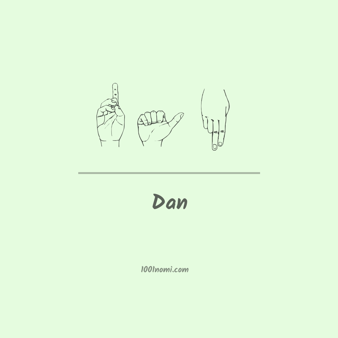 Dan nella lingua dei segni