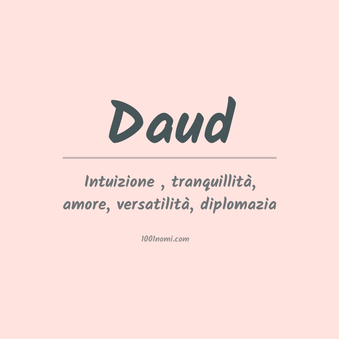 Significato del nome Daud