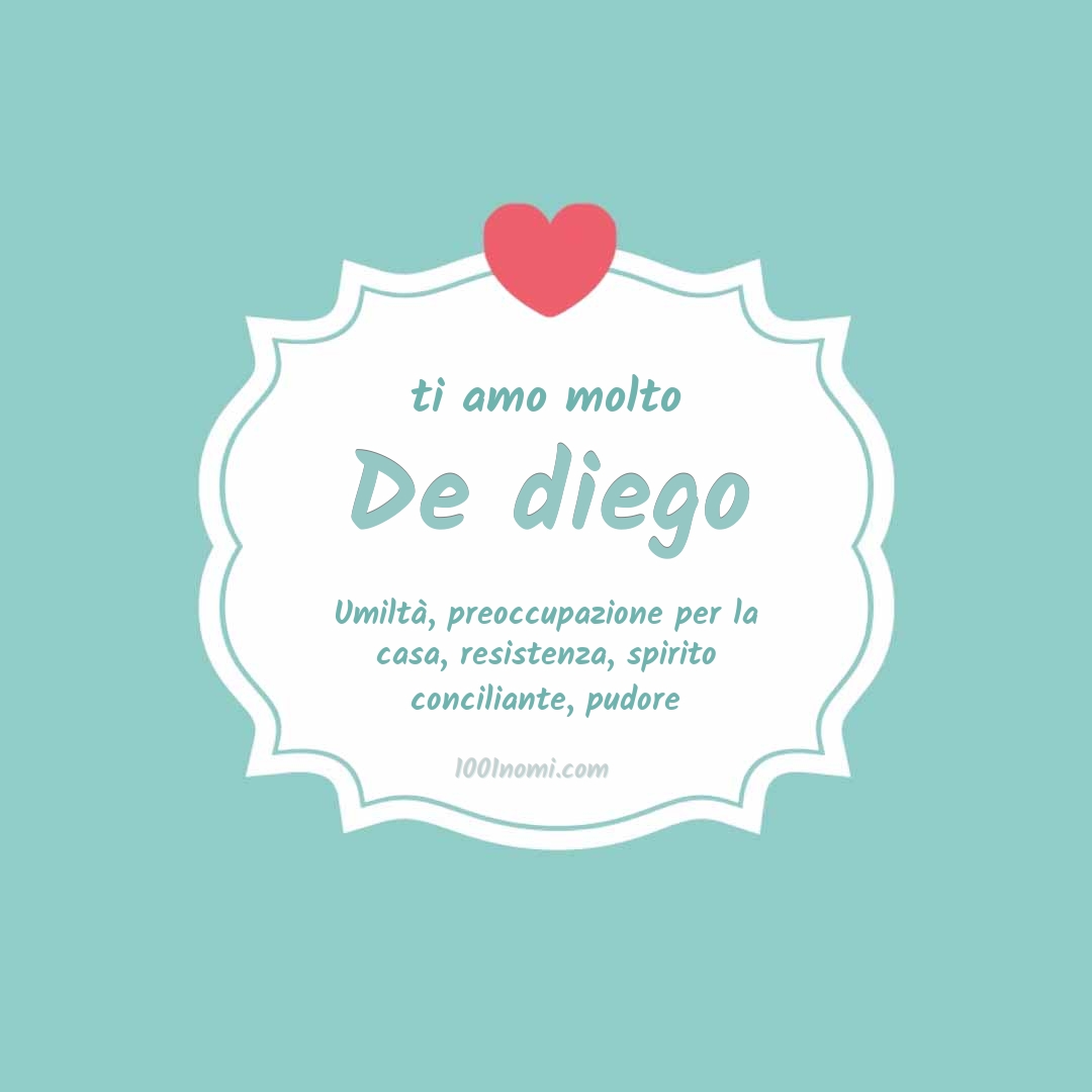 ti amo molto De diego Ti amo molto De diego