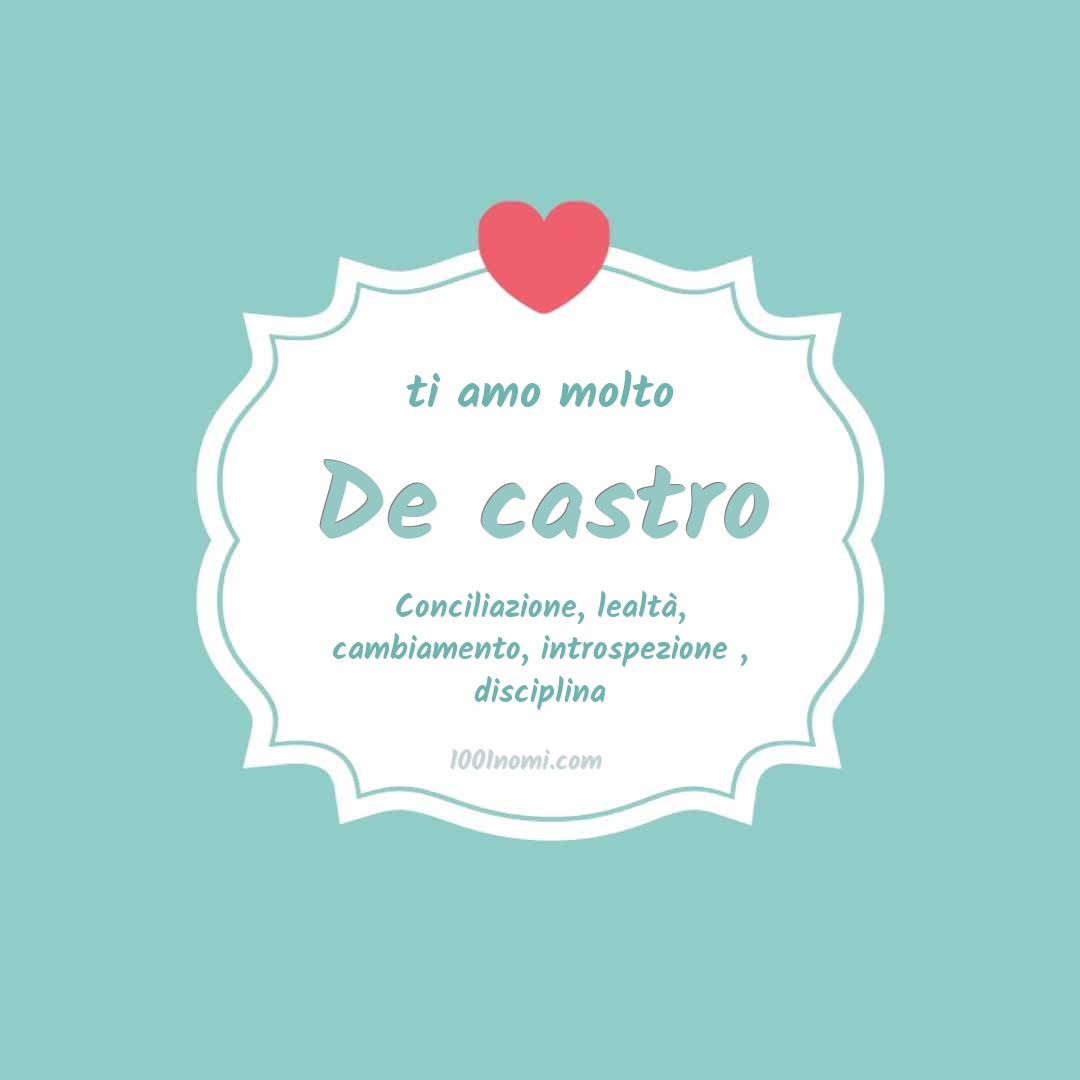 ti amo molto De castro Ti amo molto De castro