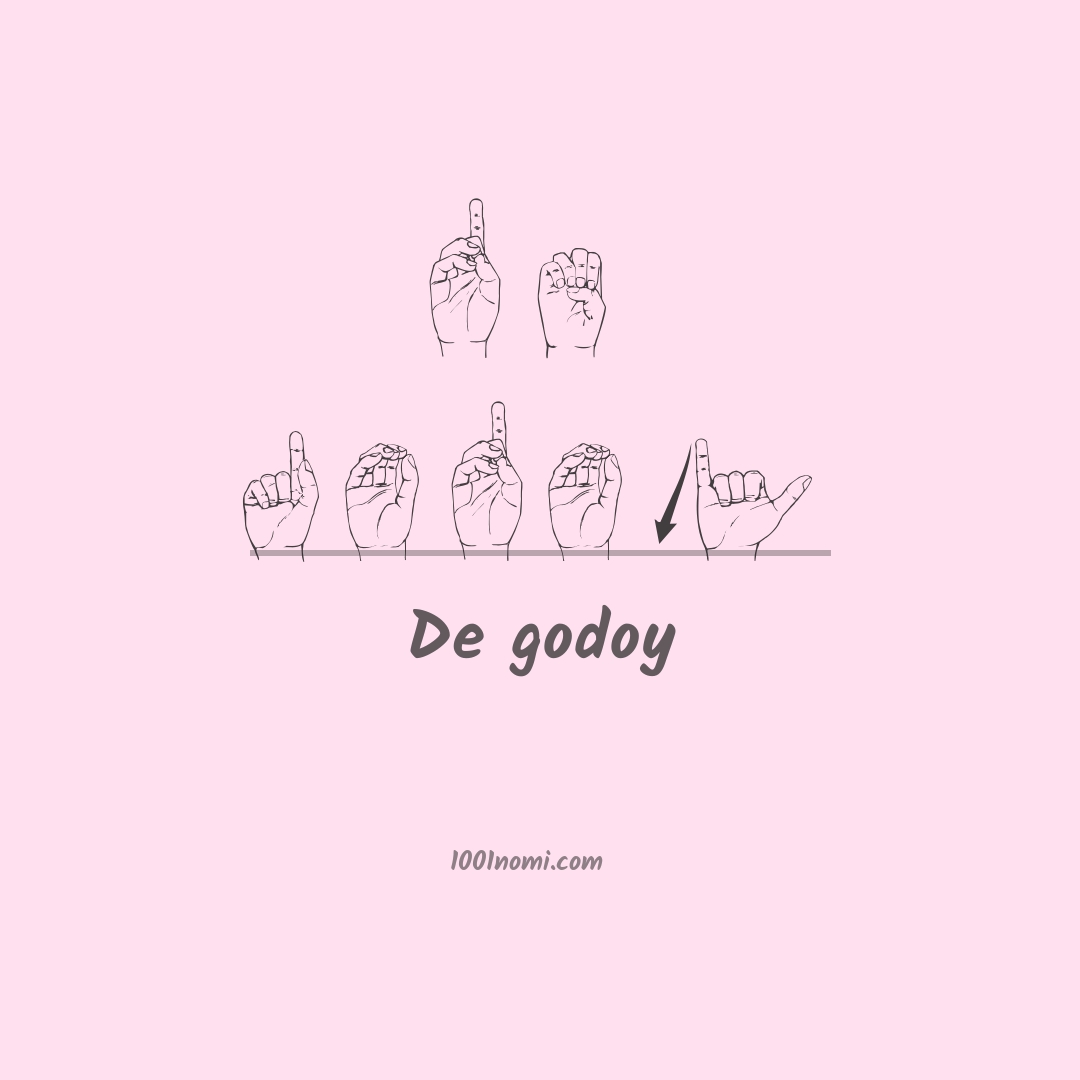 De godoy nella lingua dei segni
