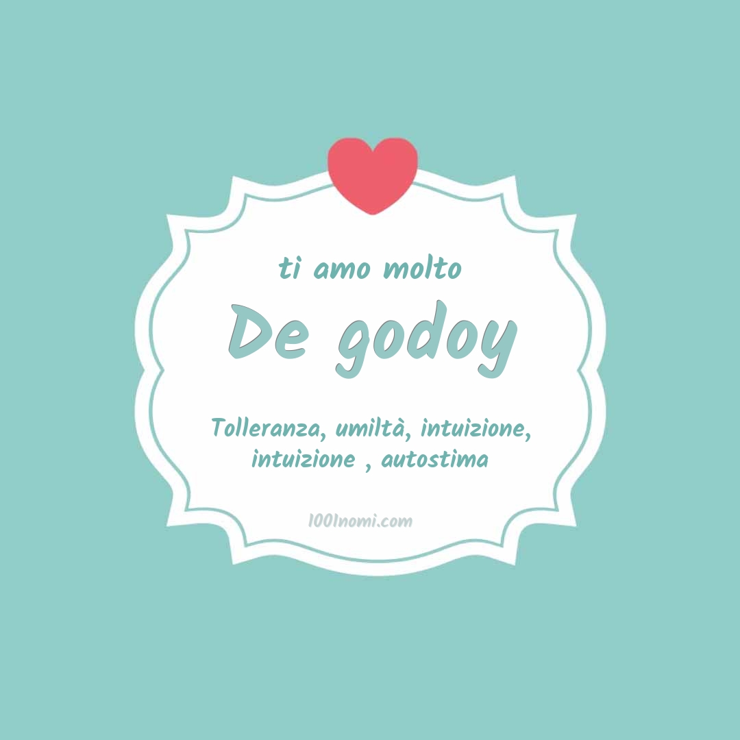 Ti amo molto De godoy