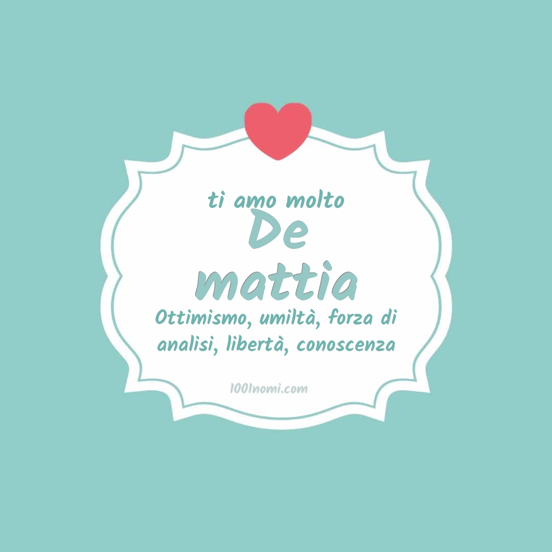 ti amo molto De mattia Ti amo molto De mattia