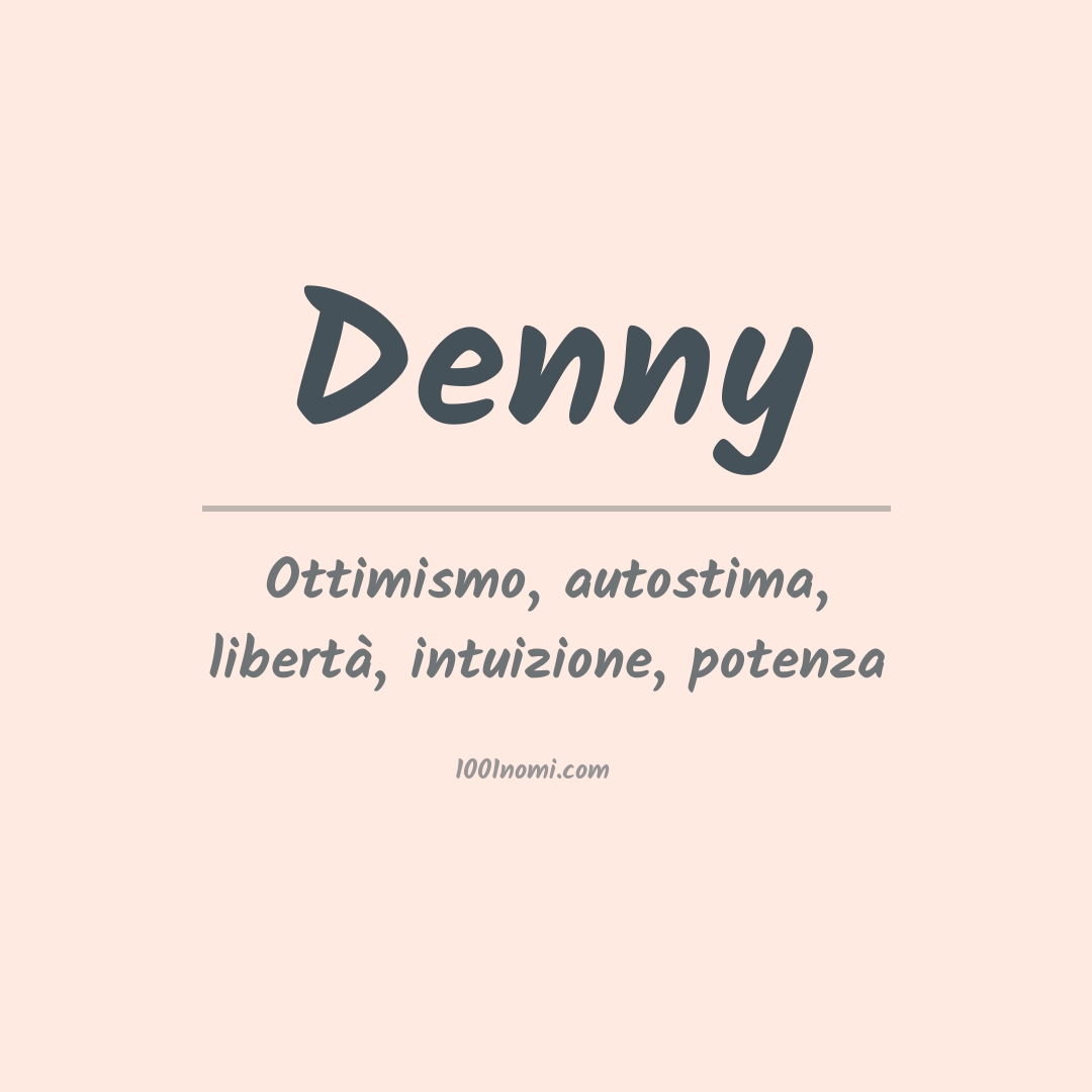 Significato del nome Denny