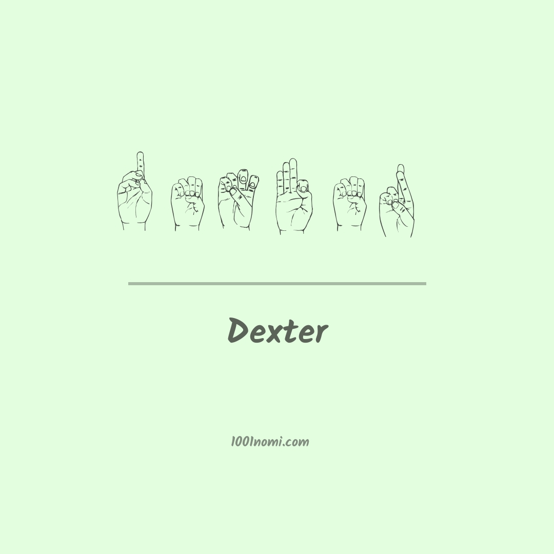 Dexter nella lingua dei segni